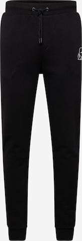 Karl Lagerfeld Tapered Broek in Zwart: voorkant