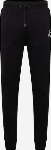 Karl Lagerfeld Tapered Παντελόνι σε μαύρο: μπροστά