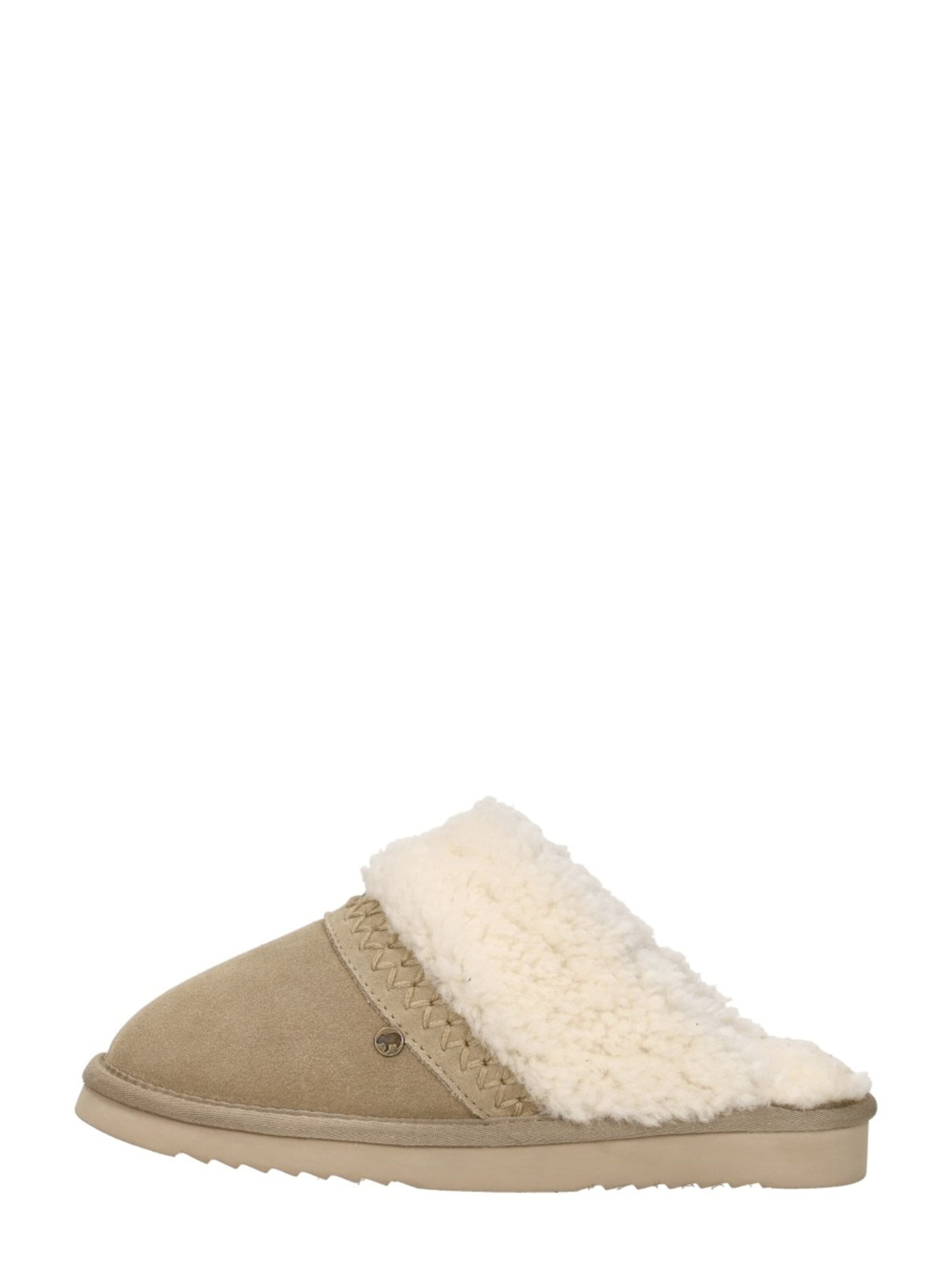 Warmbat Slippers 'Nhill' in Beige: front