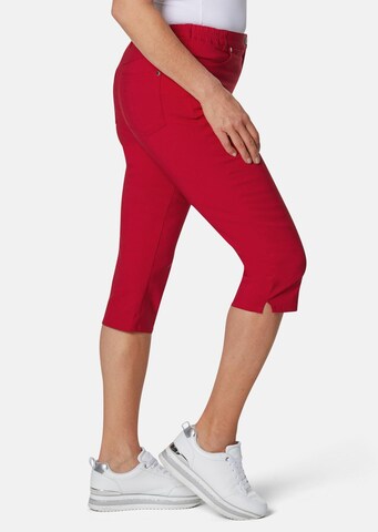 Goldner Skinny Broek 'Carla' in Rood