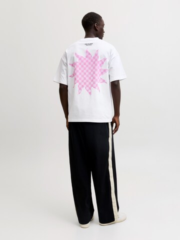 JACK & JONES Shirt 'JCOSOLANA' in White: front