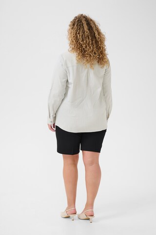 KAFFE CURVE Blouse 'KCNana' in Blauw