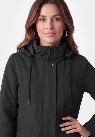 Veste mi-saison Usha en noir