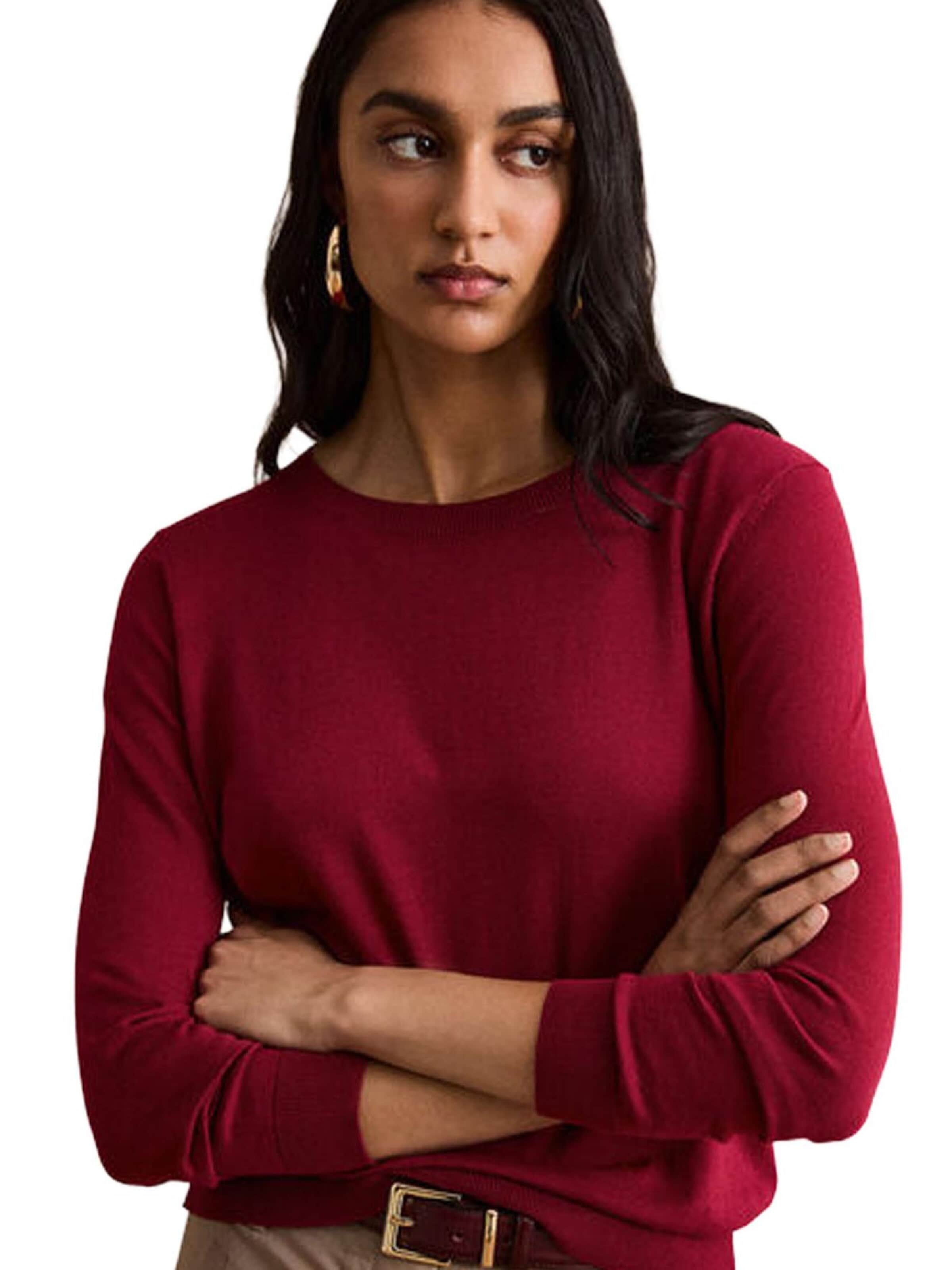 Il Lanificio Sweater in Red: front