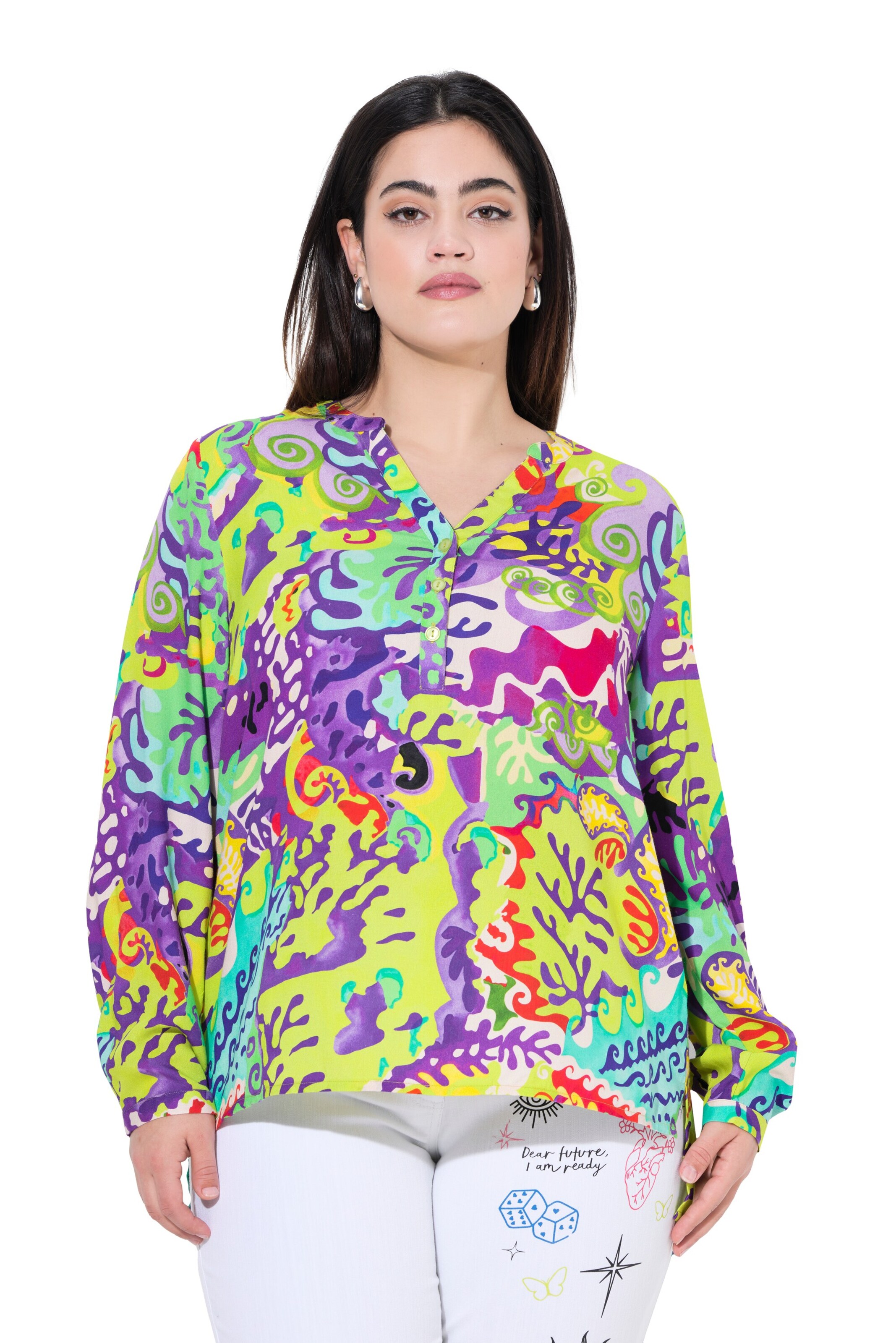 Angel of Style Blouse in Gemengde kleuren: voorkant