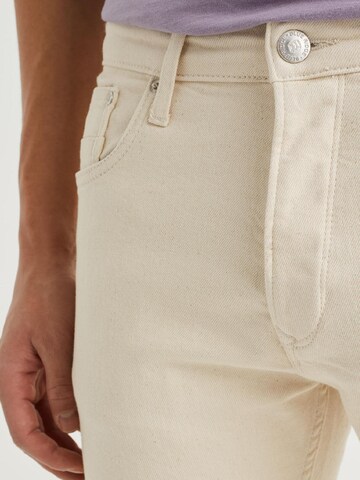 WE Fashion Slimfit Jeans i beige