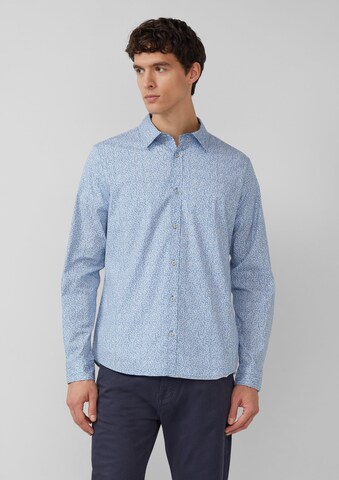 Coupe slim Chemise s.Oliver en bleu : devant