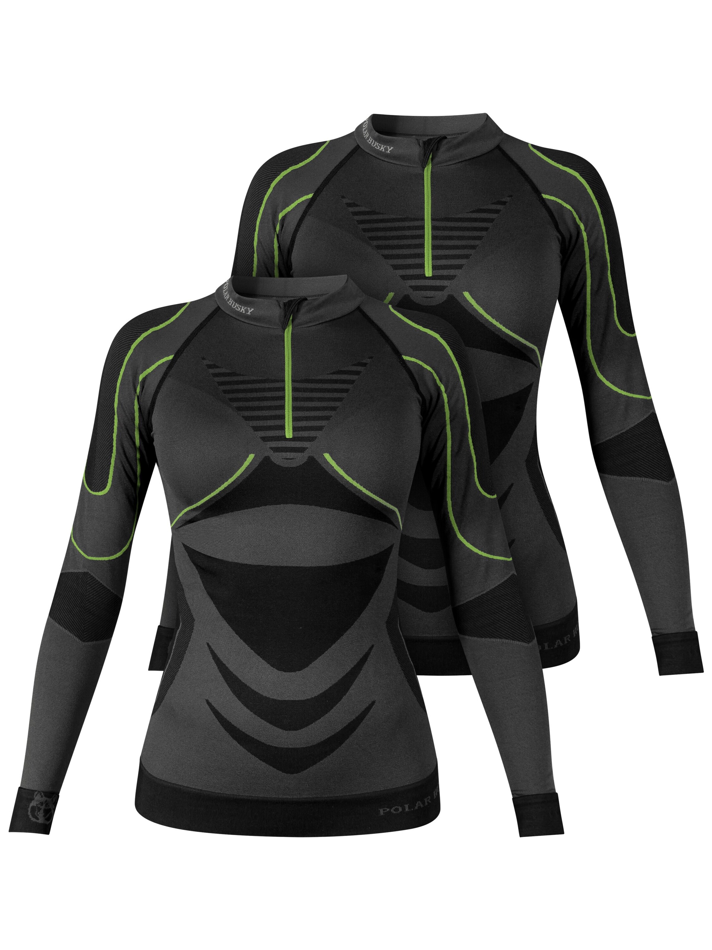 normani Base Layer in Schwarz: Vorderseite