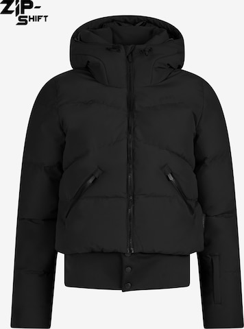 PROTEST Sportjacke 'PRTPreppy' in Schwarz: Vorderseite