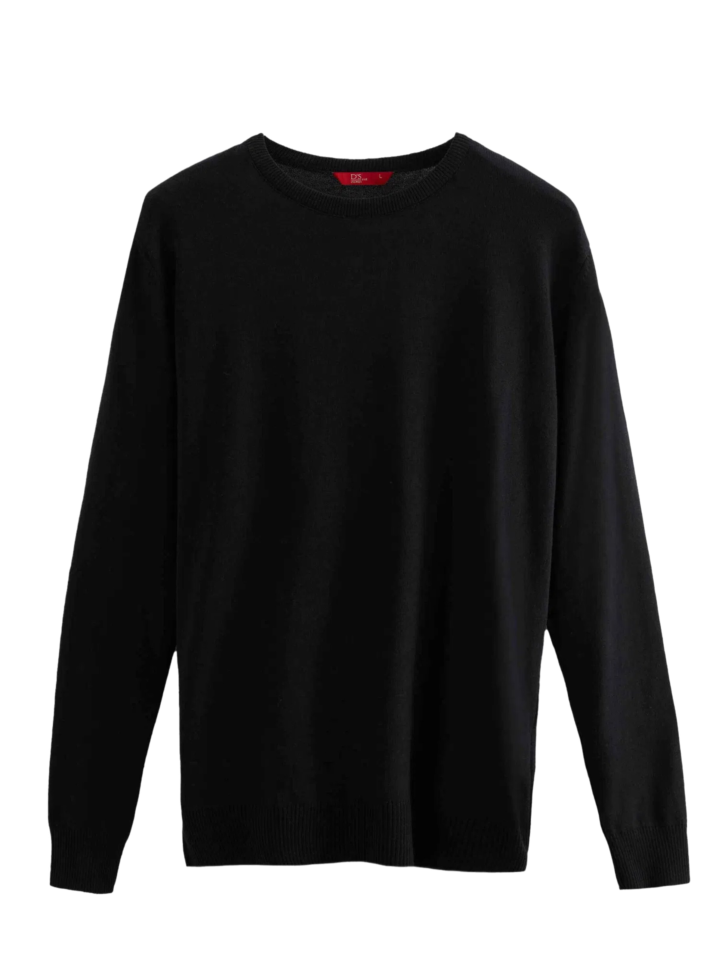 Pull-over D’S Damat en noir : devant