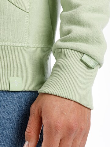 SPITZBUB Sweatshirt 'Street-Design' in Groen