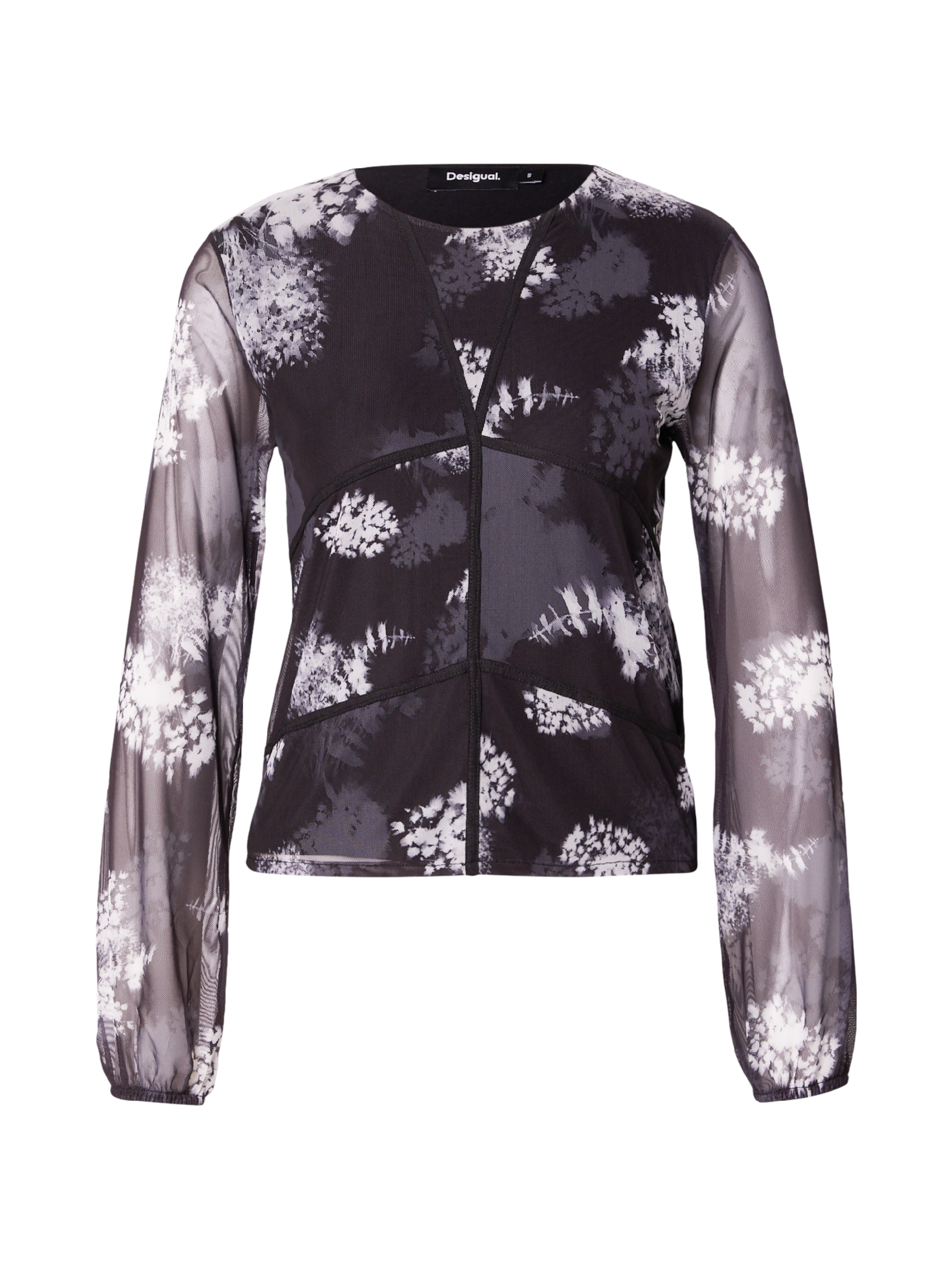 Tricou 'ANTONIA' de la Desigual pe negru: față