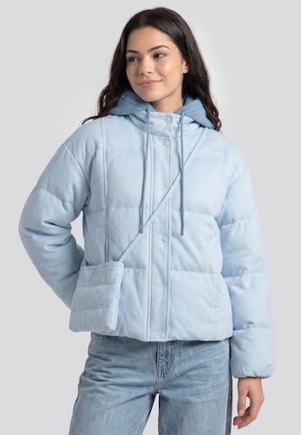 Veste d’hiver MYMO en bleu : devant