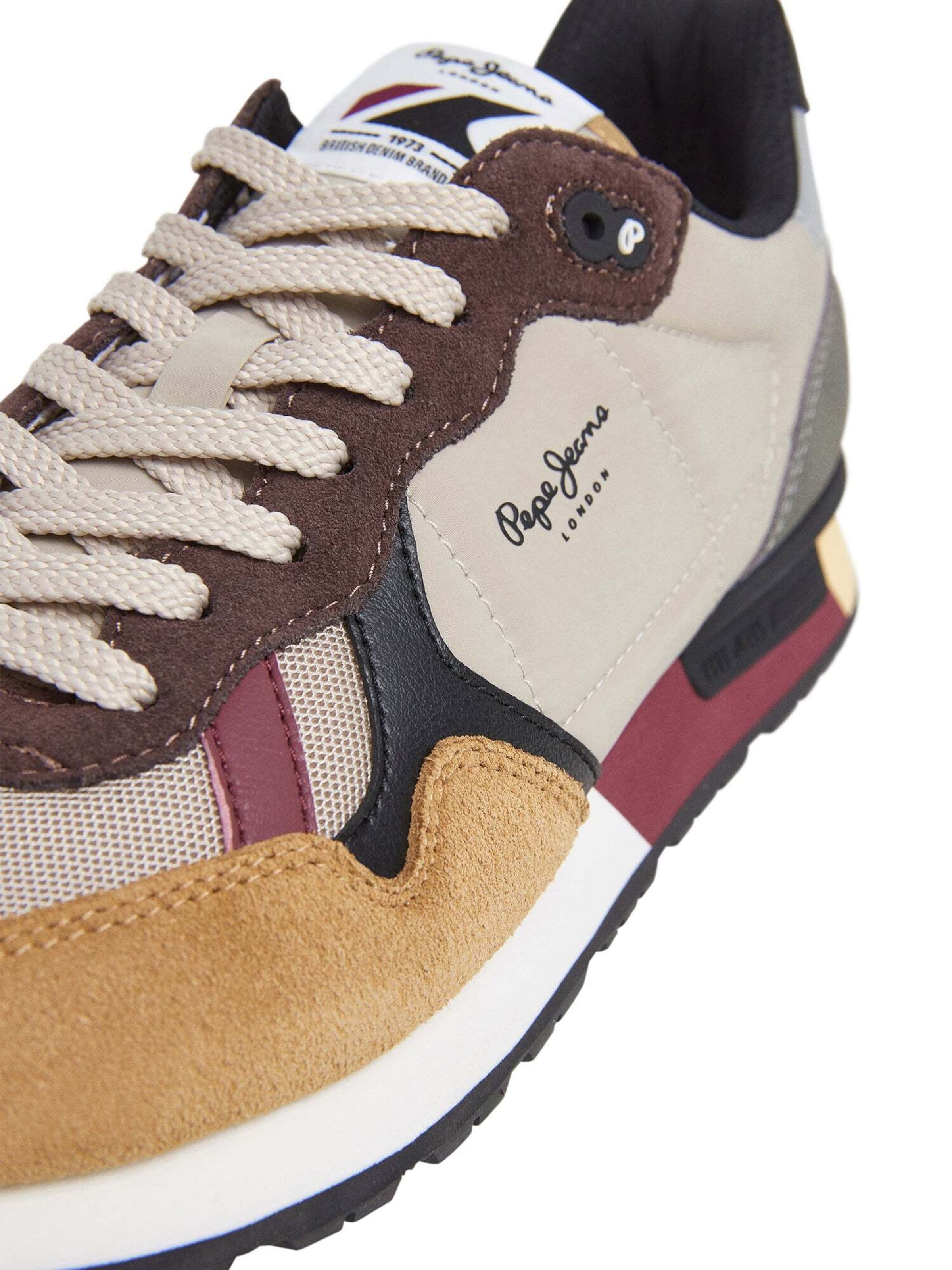 Pepe Jeans Platform trainers in Beige