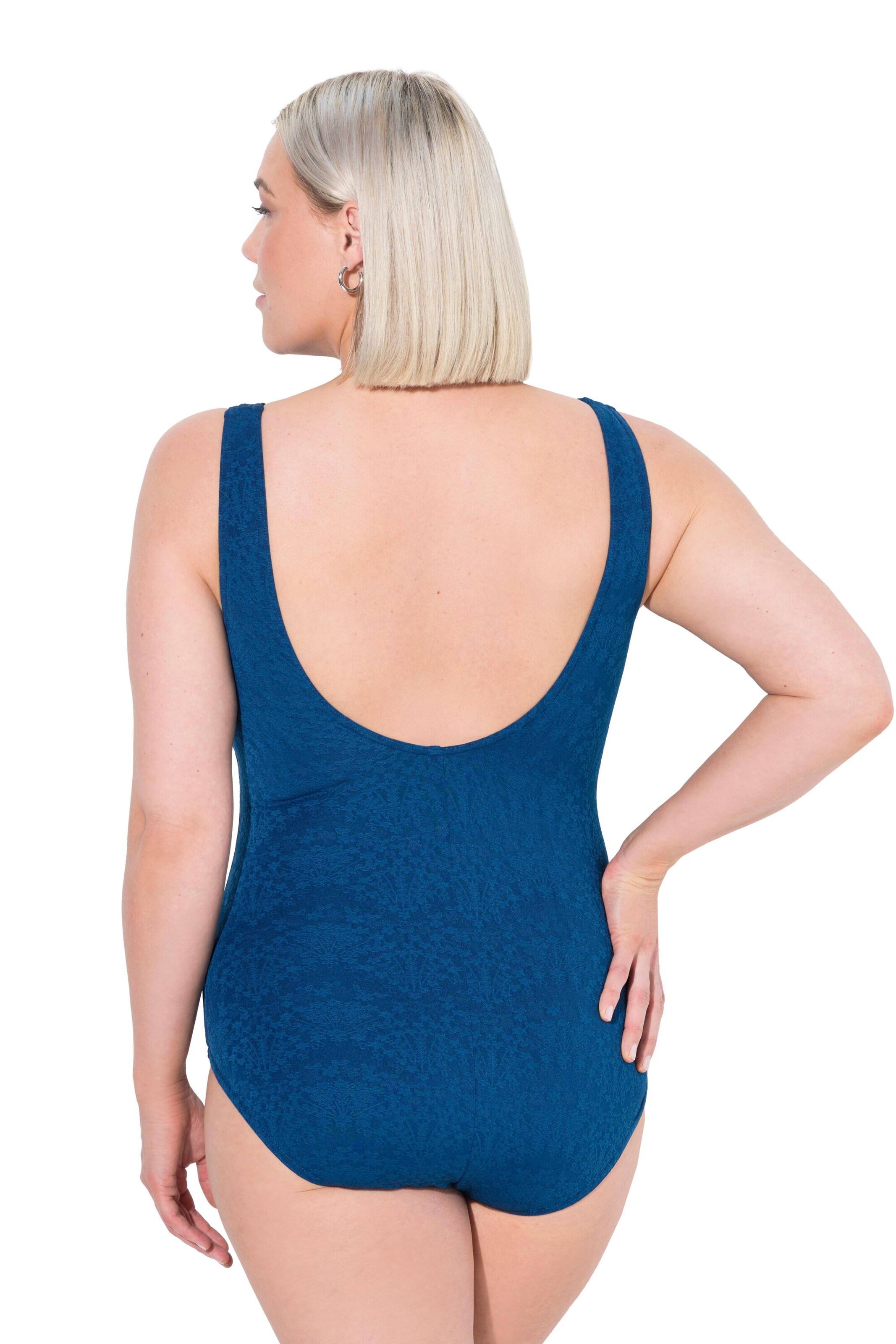 Ulla Popken Bustier Strój kąpielowy 'Alice' w kolorze niebieski