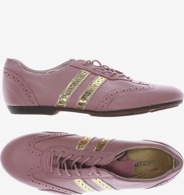 BLACKSTONE Flats & Loafers in 37 in Pink: front