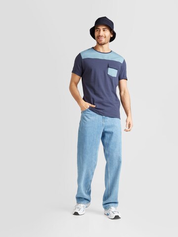 BLEND T-Shirt in Blau
