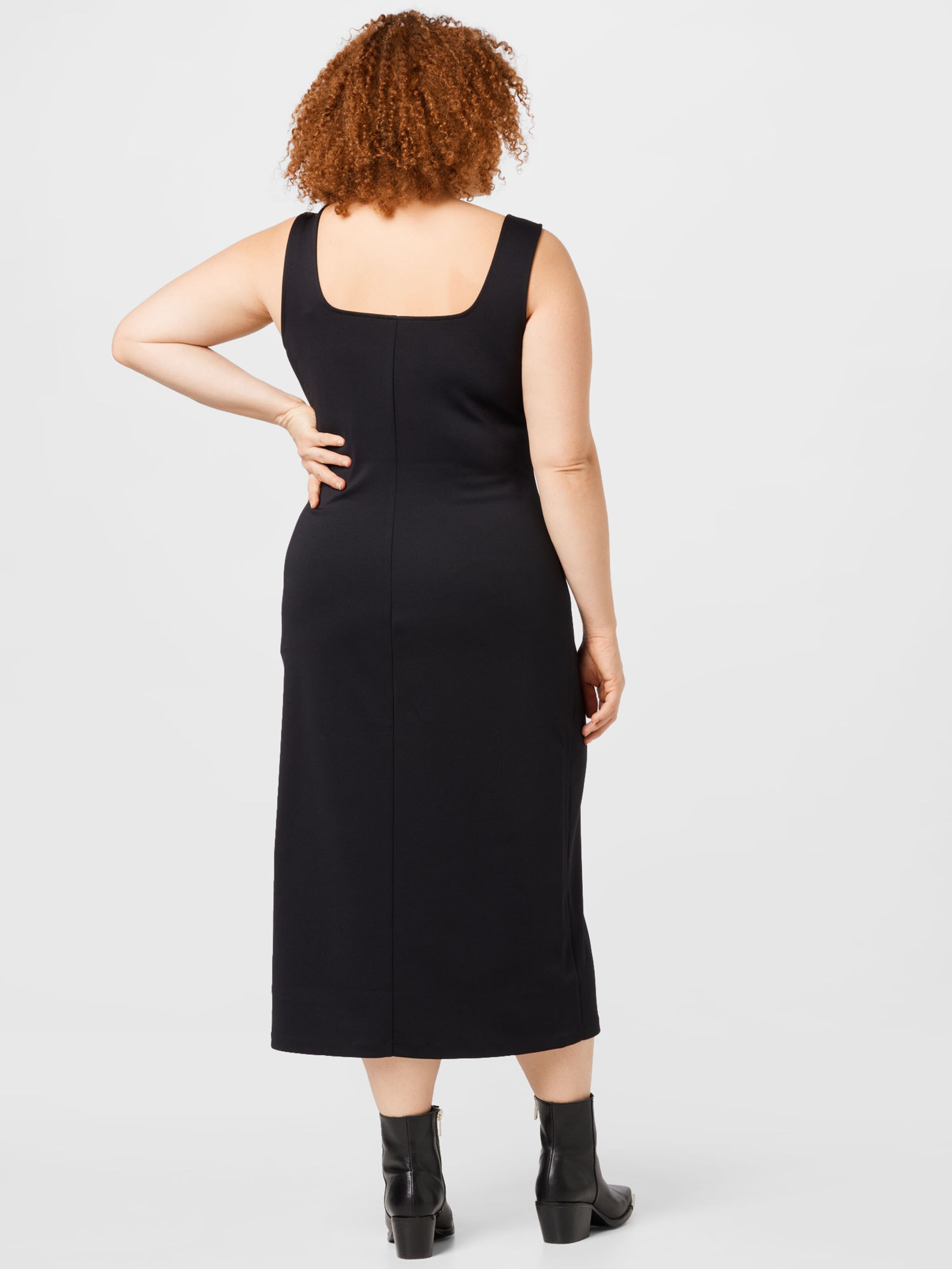 Frauen Große Größen Calvin Klein Curve Kleid in Schwarz - HT69020