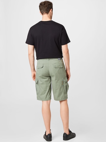 HOMEBOY Loose fit Cargo Pants 'x-tra CLAN GARGO SHORTS' in Green