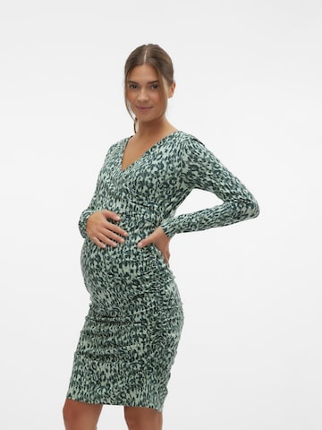 Robe 'Ebba' MAMALICIOUS en vert : devant