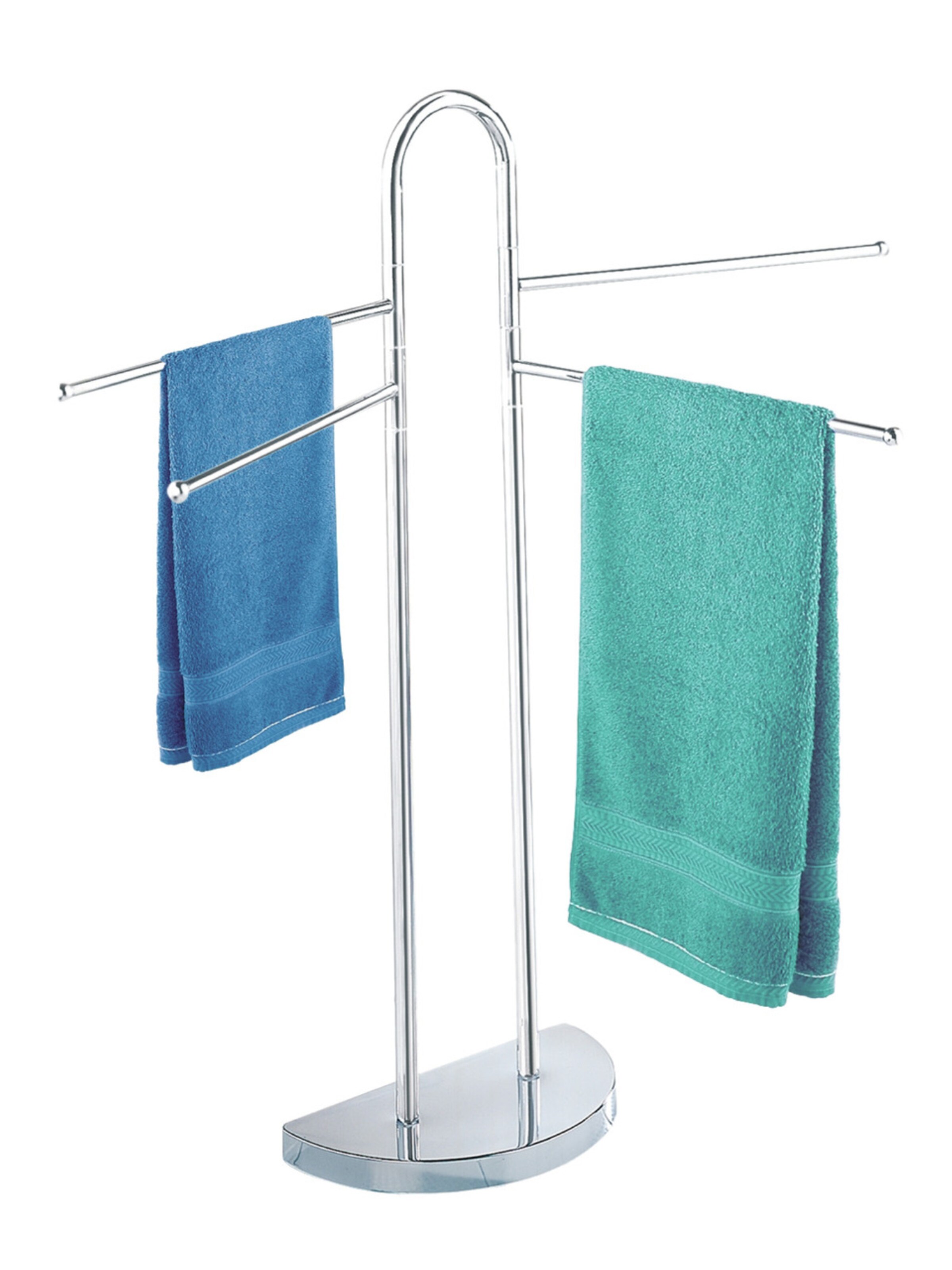 Wenko Shower Accessories in Silver: front