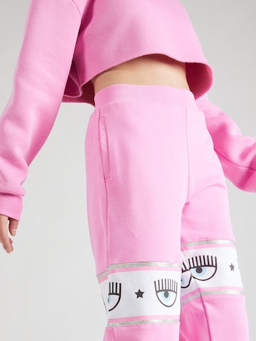 Tapered Pantaloni di Chiara Ferragni in rosa