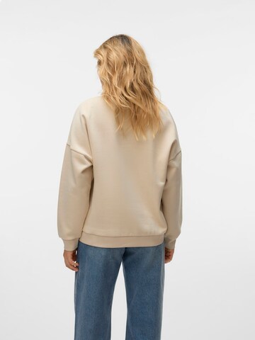 VERO MODA Свитшот 'VMKarol' в Бежевый