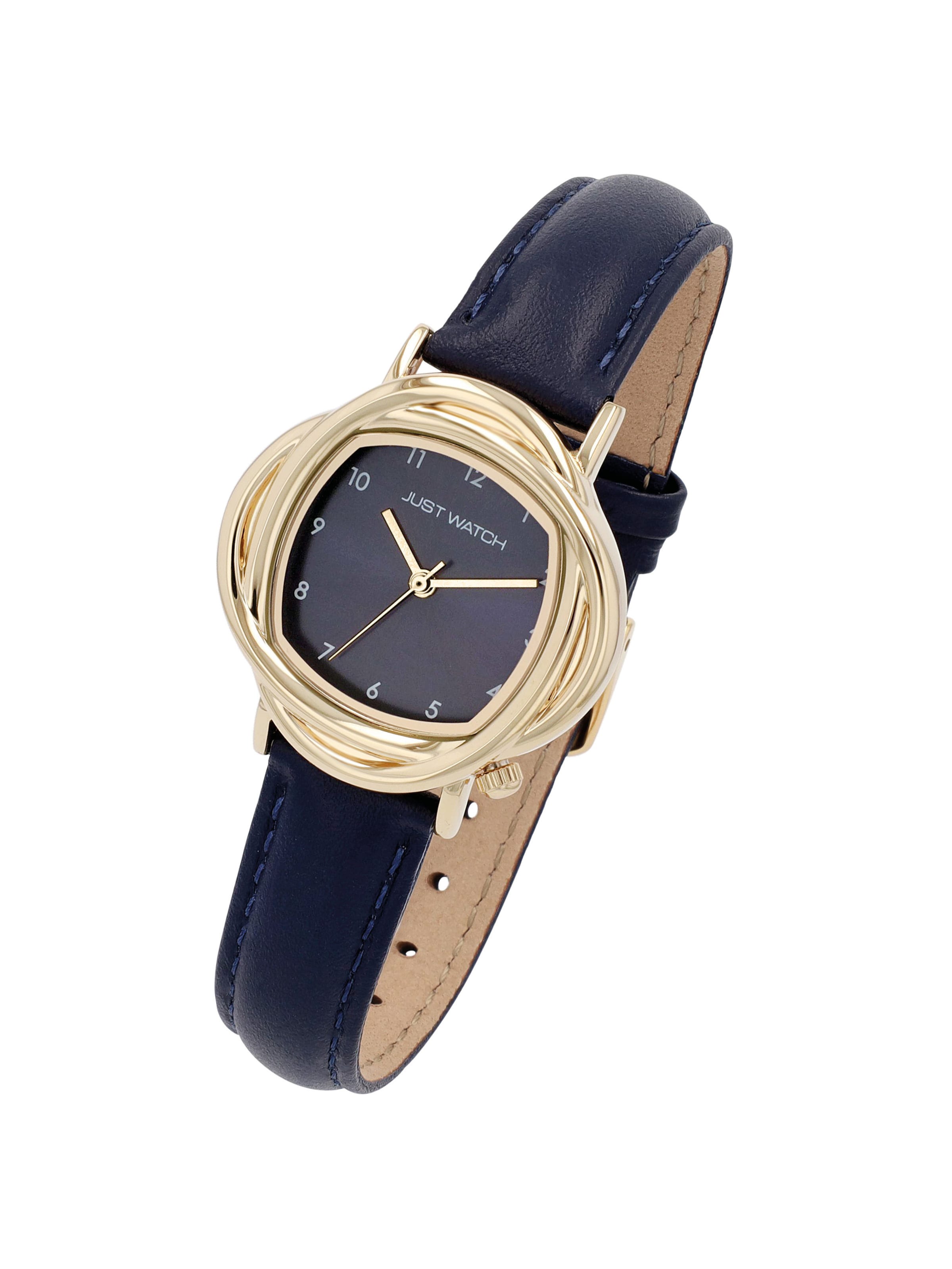Just Watch Analog Watch 'Antoni, Datumsanzeige' in Blue
