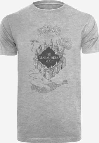 T-Shirt 'Harry Potter The Marauder's Map' F4NT4STIC en gris : devant