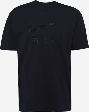 T-Shirt Nike Sportswear en noir : devant