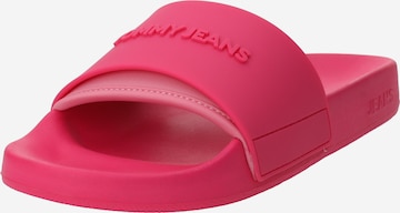 Tommy Jeans Mules in Pink: front
