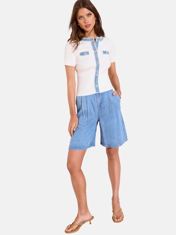 Lipsy Sweater in White: front