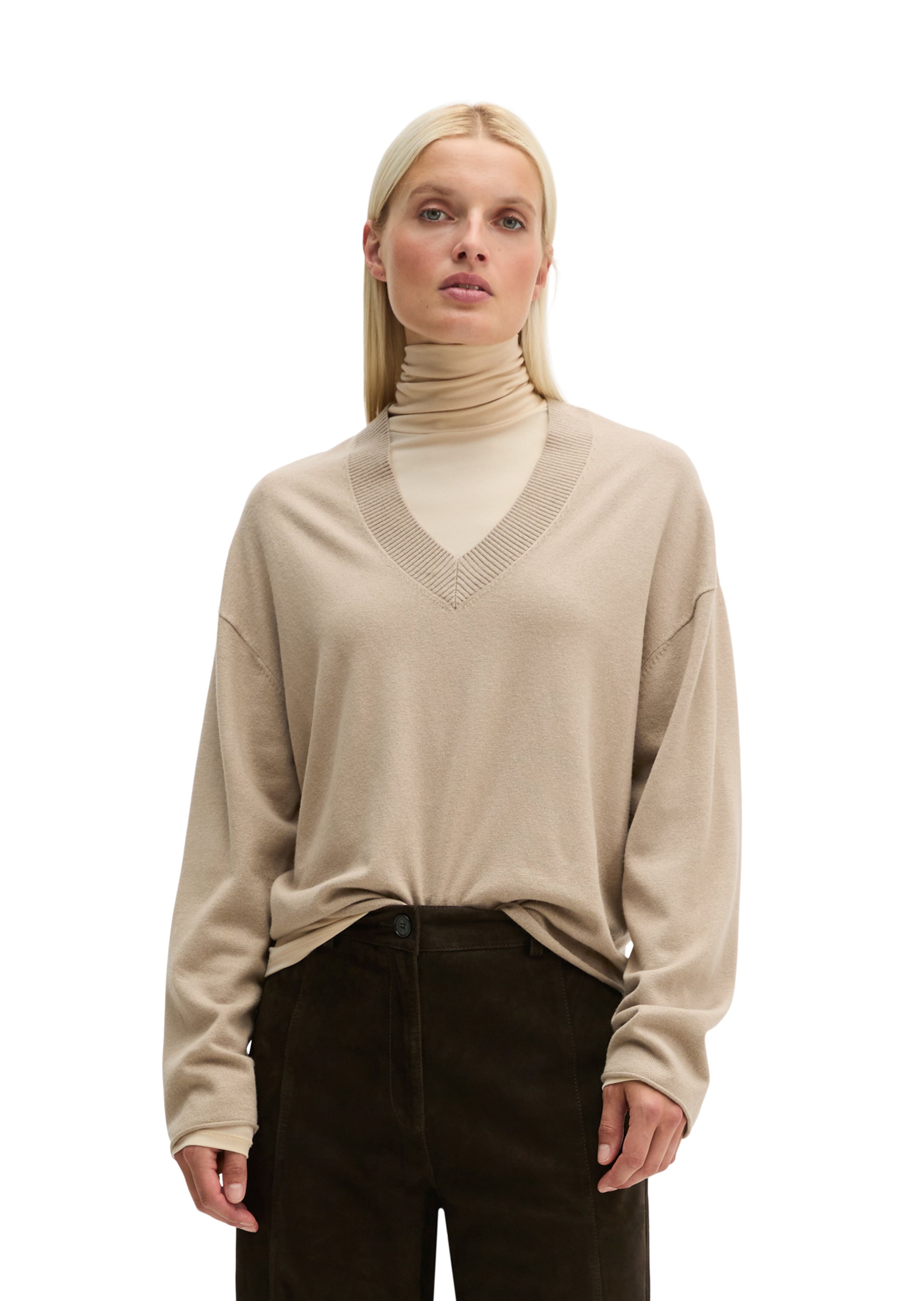 Marc O'Polo Trui in Beige: voorkant