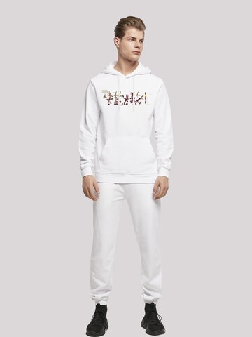 F4NT4STIC Sweatshirt 'Looney Tunes Wile E Coyote Colour Code' in Wit