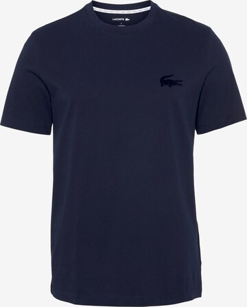 T-Shirt LACOSTE en bleu : devant