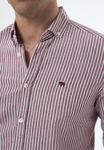 Jimmy Sanders Regular fit Overhemd in Rood