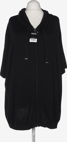 SHEEGO Sweatshirt & Zip-Up Hoodie in 6XL in Black: front