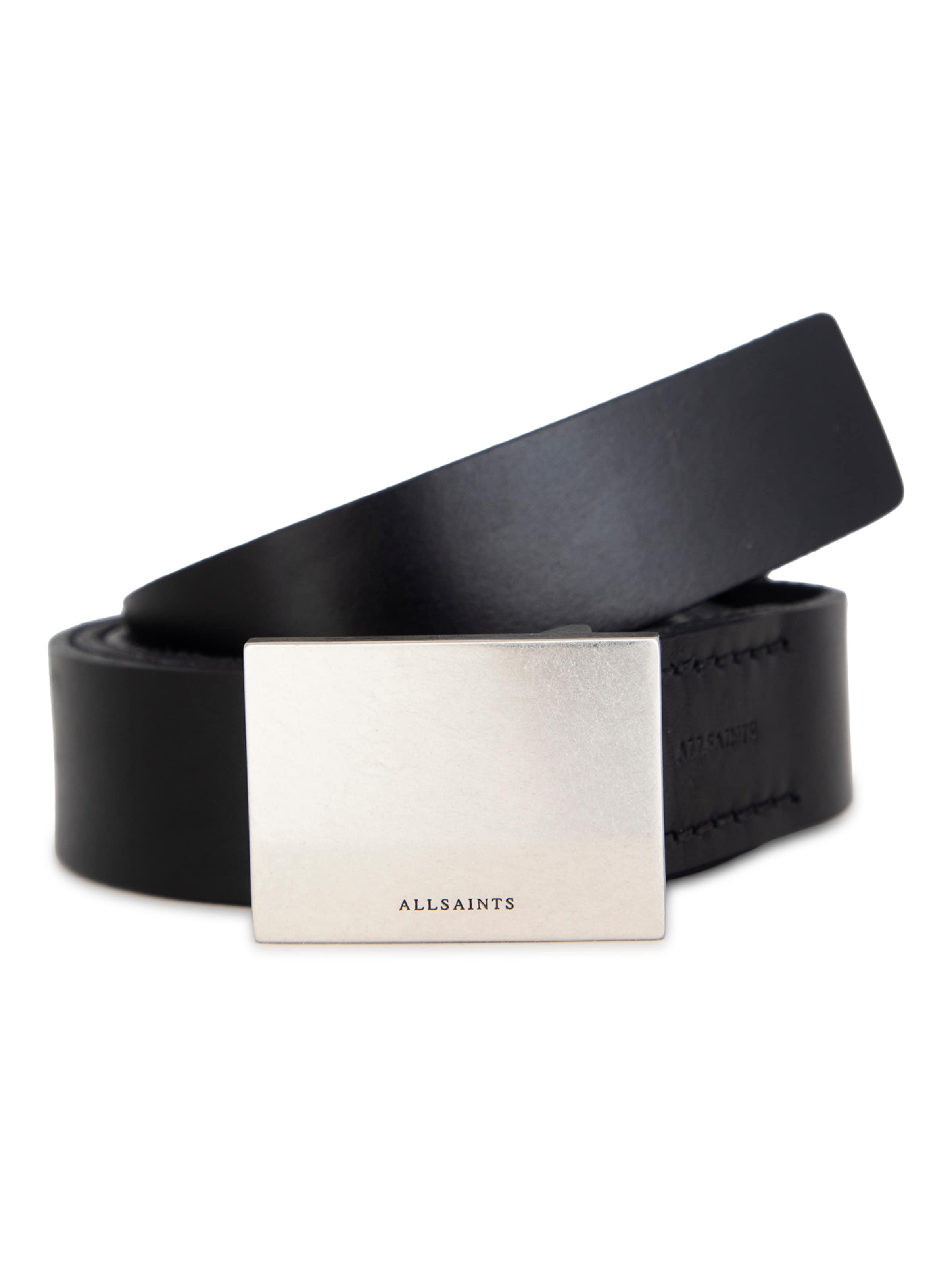 AllSaints Ζώνη σε μαύρο: μπροστά