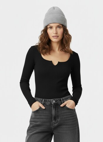 studioselect Μπλουζάκι 'Mona' σε μαύρο: μπροστά