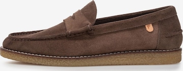 Mocassino 'De Krepper 01' di Floris van Bommel in marrone: frontale