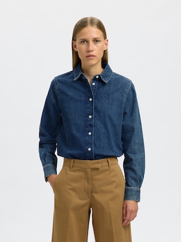 mėlyna SELECTED Palaidinė 'SLFBEA NOA': priekis