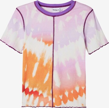 T-shirt Desigual en mélange de couleurs : devant