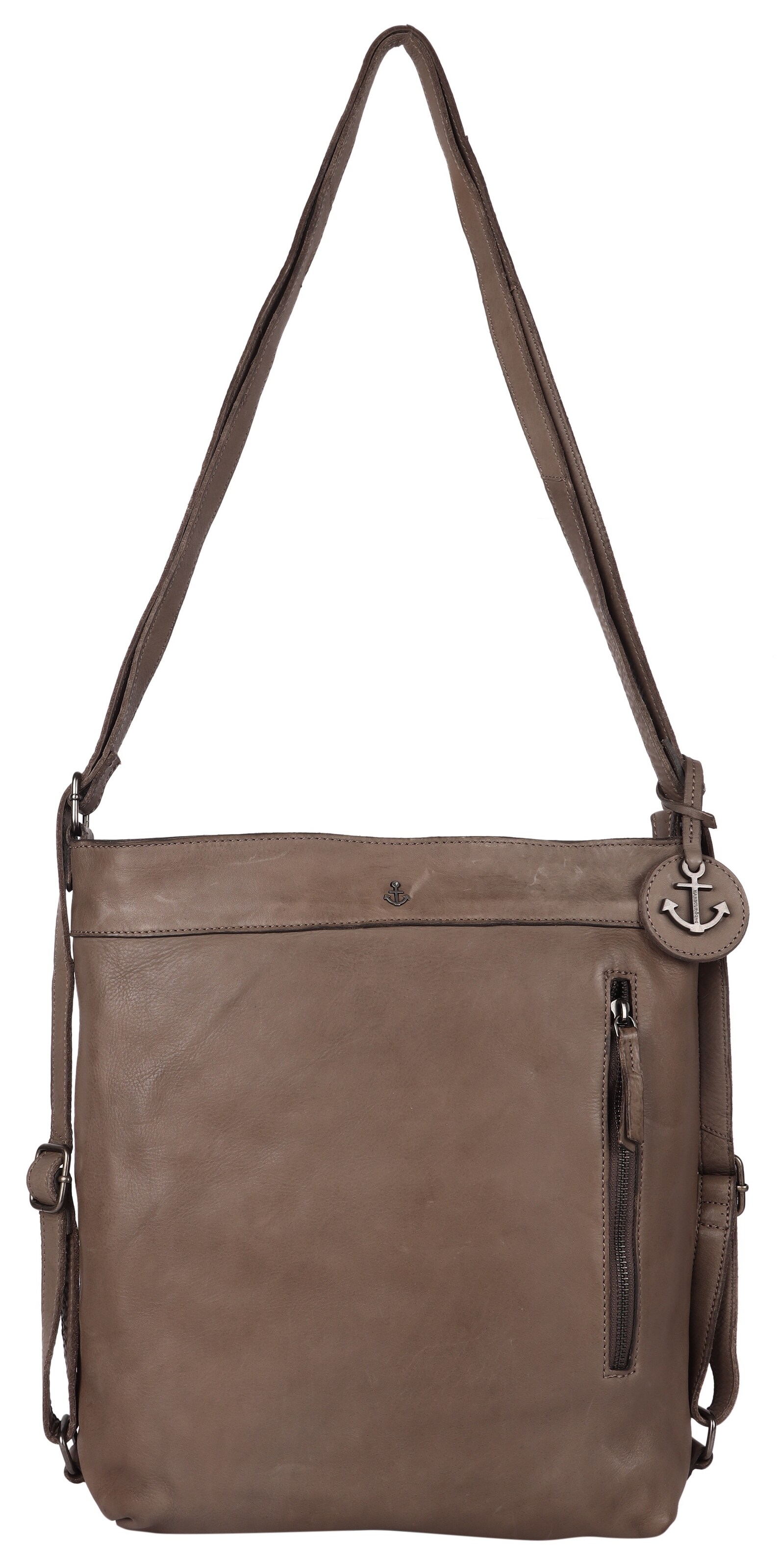 Harbour 2nd Backpack 'Nora' in Grey: front