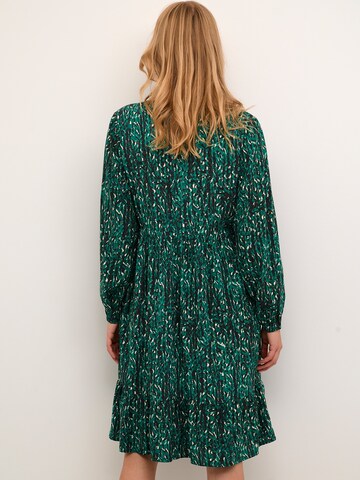 Cream Shirt dress 'Tiah' in Green