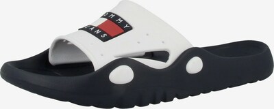 TOMMY HILFIGER Pantolette 'Heritage Poolslide' in dunkelblau / rot / weiß, Produktansicht