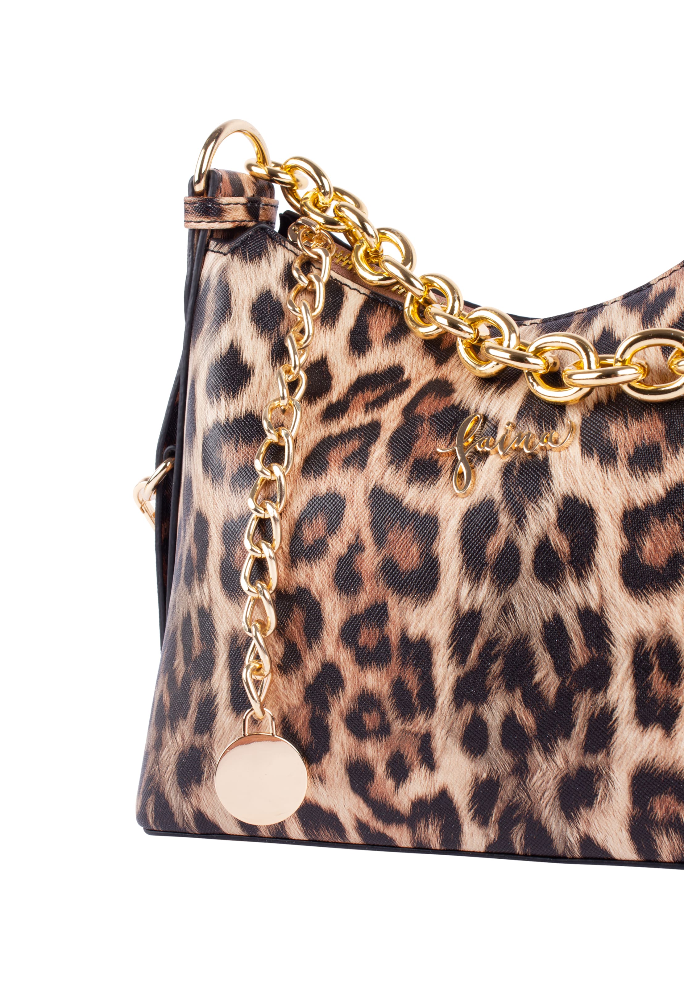 faina Handtas in Bruin