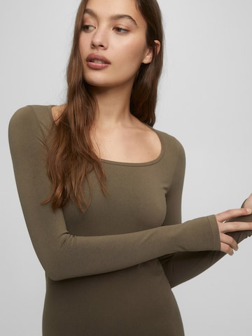 Pull&Bear Kleid in Braun