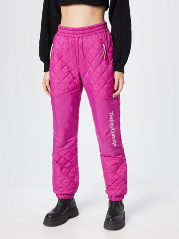 Loosefit Pantaloni 'BERRI' di The Jogg Concept in rosa: frontale