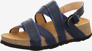 THINK! Sandale 'Koak' in Blau: Vorderseite