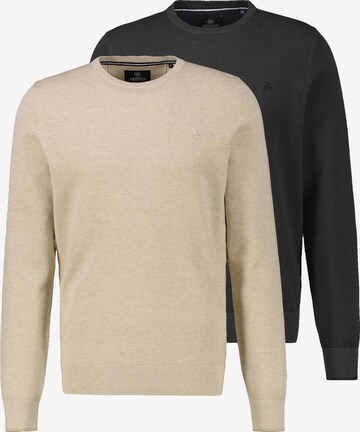 LERROS Sweater 'Basic' in Beige: front